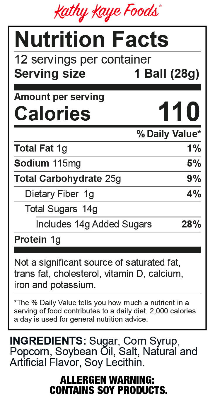 Halloween Popcorn Balls Kathy Kaye Foods